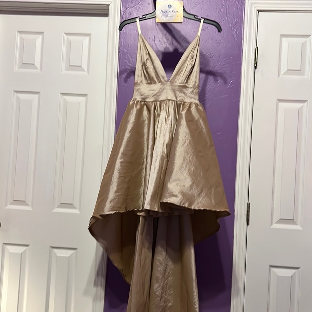 Windsor Long rose gold formal dress size small